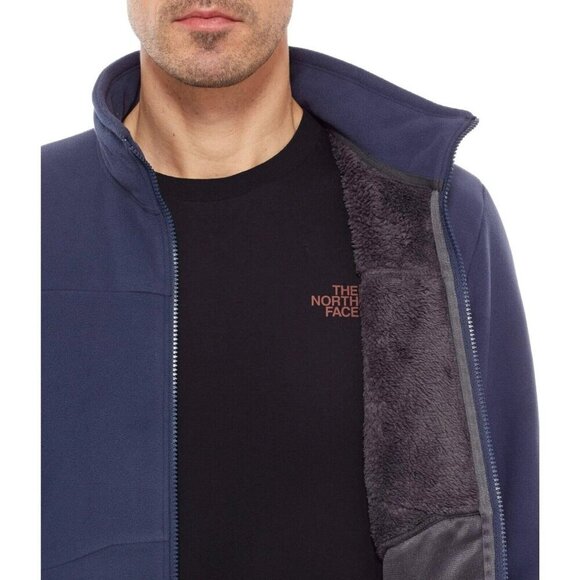 The North Face Blue Chimborazo Full Zip Insulated Jacket Mens Size Medium - Picture 1 of 8